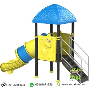 سرسره تونلی با برج و پله کد PS1103