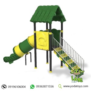 مجموعه سرسره تونلی با ارتفاع بلند با برج کد PS1107