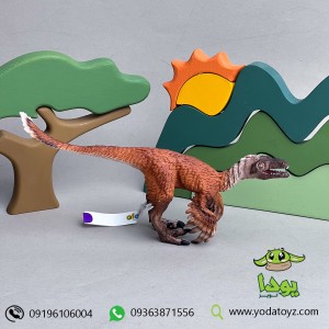 فیگور دایناسور ترودون برند موجو - Troodon with Articulated Jaw Mojo Fun 387389