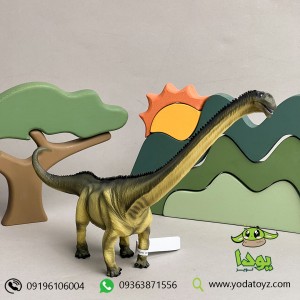 فیگور دایناسور مامنکیوساروس برند موجو - Mamenchisaurus Deluxe Mojo Fun 387387