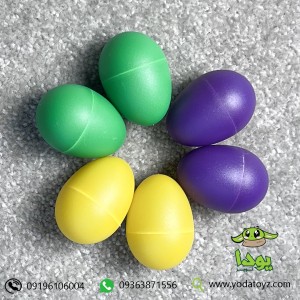 شیکر تخم مرغی رنگی