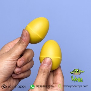شیکر تخم مرغی رنگ زرد