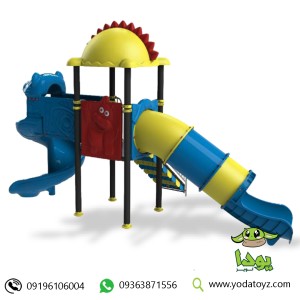 سرسره فضای باز پیچ دار و سرسره تونلی کد PS1111