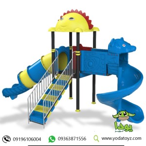 سرسره فضای باز پیچ دار و سرسره تونلی کد PS1111