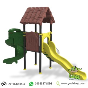 سرسره فضای باز پیچ دار و سرسره بلند کد PS1110