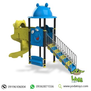 مجموعه فضای باز سرسره پیچ دارکد PS1109