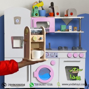 اسباب بازی دستگاه قهوه ساز چوبی مدل830