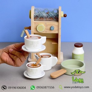 اسباب بازی دستگاه قهوه ساز چوبی مدل830