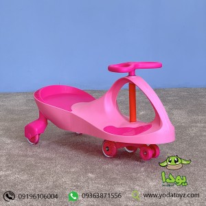 لوپ کار چرخ ژله ای رنگ صورتی-صورتی LOOPCAR