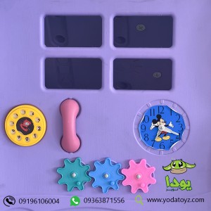 کلبه کودک مدل هپی رنگ بنفش