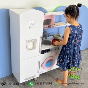آشپزخانه چوبی کودک مدل کیدز ساده
