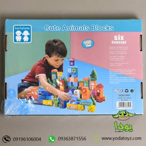 بریکس خانه سازی چوبی 100 تکه - BLLN 3430