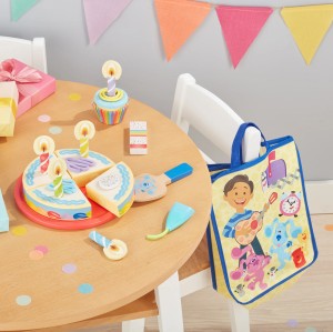 اسباب بازی کیک تولد چوبی 38 تکه وارداتی برند melissa and doug
