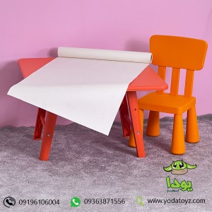 کاغذ رولی 20 متری عرض 60 سانت (مناسب استند نقاشی رولی)