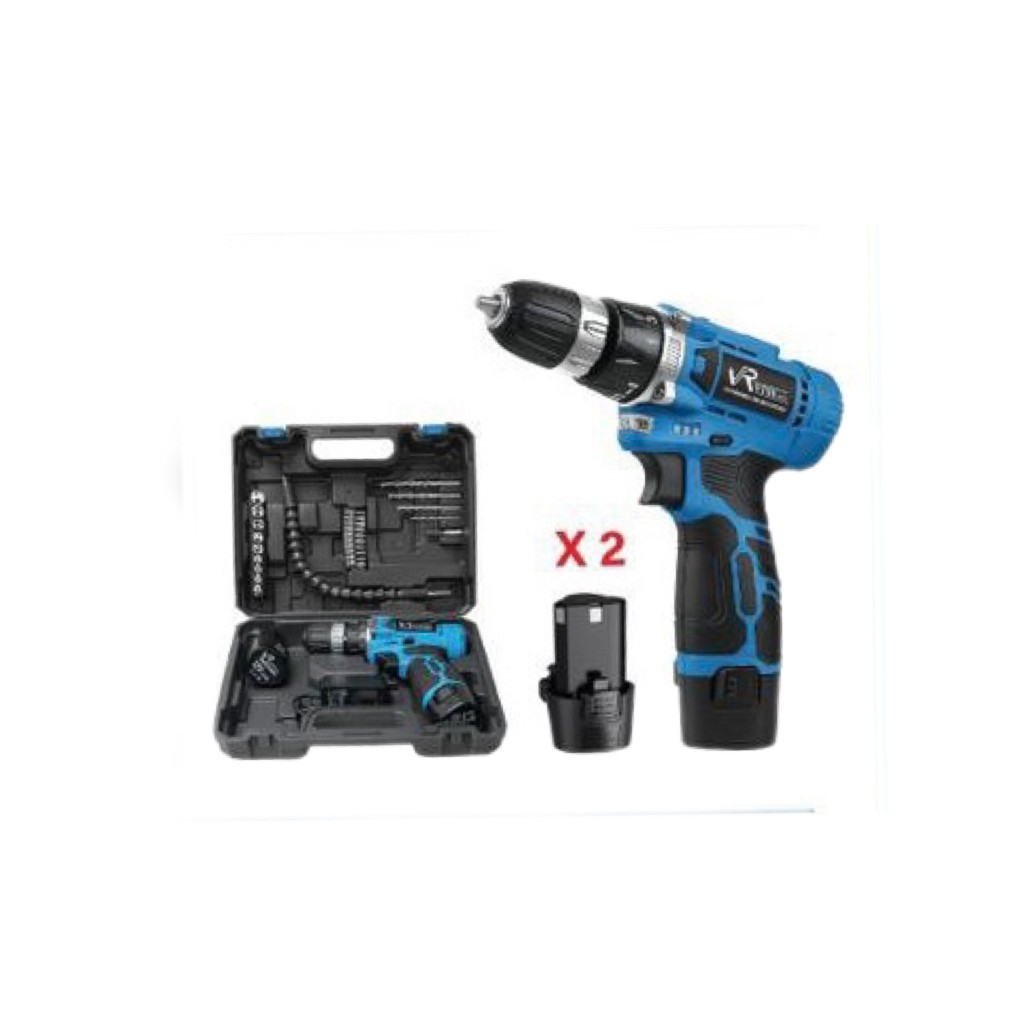 دریل پیچ گوشتی شارژی ۲باطری ویوارکس مدل VR1210V-22A