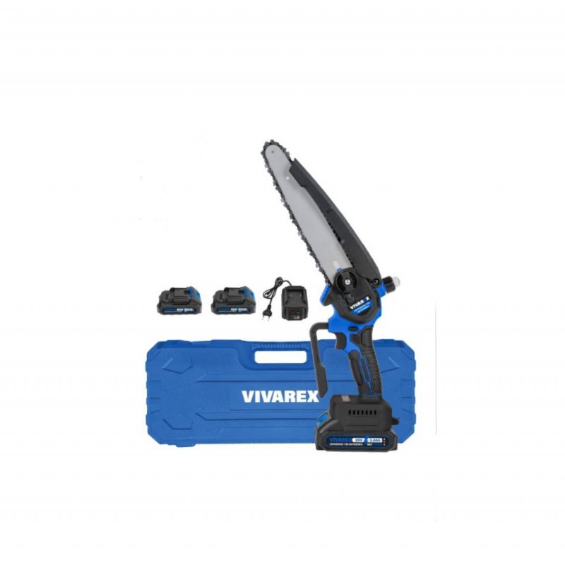 اره شارژی زنجیری  ویوارکس ۲ باطری (۲۰ولت)۲۰ سانت مدل VR2008-CS