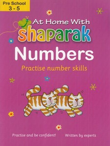 کتاب شاپرک صورتی انگلیسی‌‌ پیش‌‌ از‌ دبستان numbers