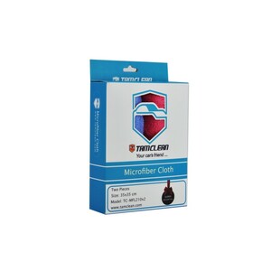 دستمال میکروفایبر ضدخش خودرو تام کلین مدل mfl210s*2 بسته 2عددی