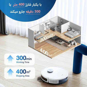 جارو رباتیک اکووکس مدل Ecovacs Deebot N8