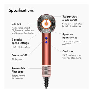 سشوار دایسون مدل Supersonic nural SBBP