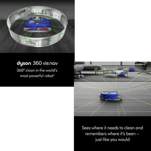 جارو رباتیک دایسون مدل 360 Vis Nav