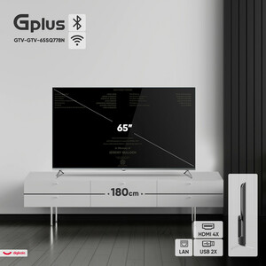 تلویزیون 65 اینچ ال ای دی هوشمند جی پلاس مدل GTV-65SQ778N