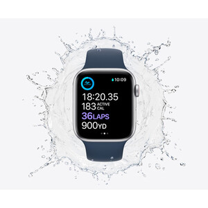 ساعت هوشمند اپل واچ سری SE 7 مدل 44mm Aluminum Case with Sport silicone Band