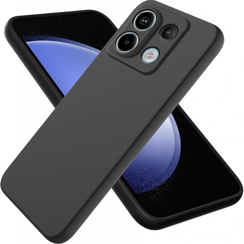 کاور مدل سیلیکونی ( داخل مخمل ) مناسب برای گوشی موبایل شیائومی Poco X6 5G / Note 13 Pro 5G
