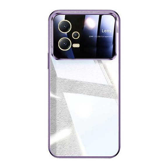 کاور مدل الکترو لنز شفاف مناسب برای گوشی موبایل شیائومی Note 12 Pro 5G