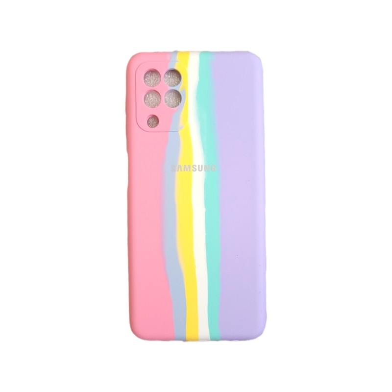 کاور طرح آبرنگی مدل سیلیکونی ( داخل مخمل ) مناسب برای گوشی موبایل سامسونگ   Galaxy A22 5G