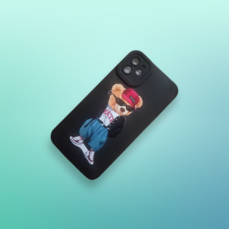 کاور مدل سیلیکونی طرحدار ( داخل مخمل ) مناسب برای گوشی موبایل اپل Iphone 11