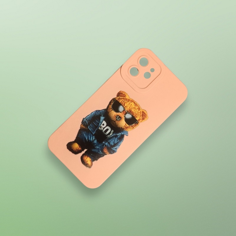 کاور مدل سیلیکونی طرحدار ( داخل مخمل ) مناسب برای گوشی موبایل اپل Iphone 12