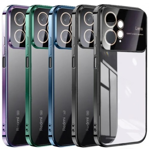 کاور مدل الکترو لنز شفاف مناسب برای گوشی موبایل شیائومی Note 12 4G
