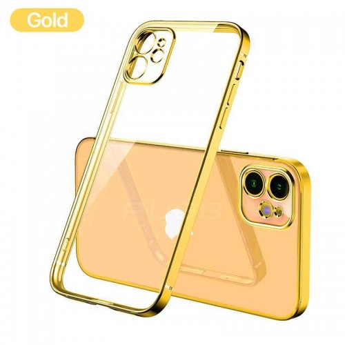 کاور مدل شفاف دور رنگی مناسب برای گوشی موبایل اپل Iphone 13 Pro Max