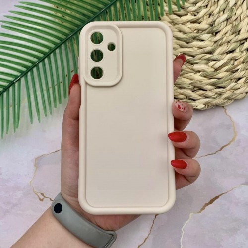 کاور مدل سولید Solid مناسب برای گوشی موبایل سامسونگ Galaxy A55 رنگ کرم با بهترین کیفیت و بهترین قیمت