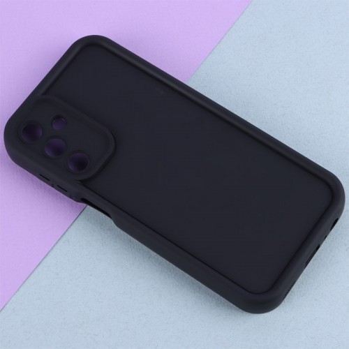 کاور مدل سولید Solid مناسب برای گوشی موبایل سامسونگ Galaxy A35  رنگ مشکی با بهترین کیفیت و بهترین قیمت
