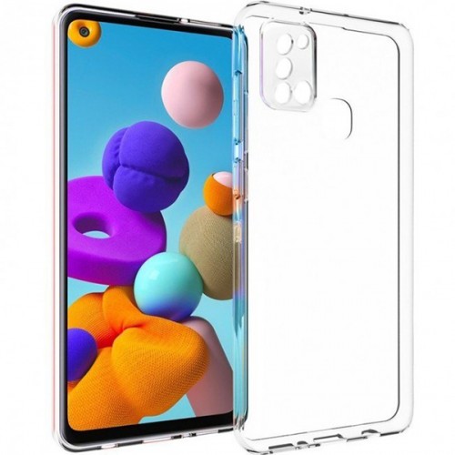 کاور مدل ژله ای  ( محافظ لنز دار ) مناسب برای گوشی موبایل سامسونگ   Galaxy A21S