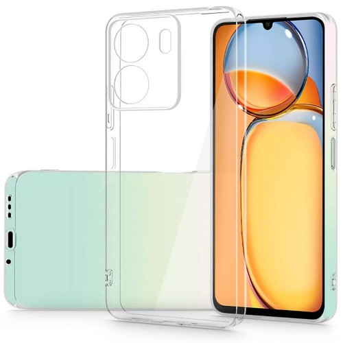 کاور مدل ژله ای  ( محافظ لنز دار ) مناسب برای گوشی موبایل شیائومی Redmi 13C / Poco C65
