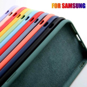 کاور مدل سیلیکونی ( داخل مخمل ) مناسب برای گوشی موبایل سامسونگ Galaxy A12 / M12