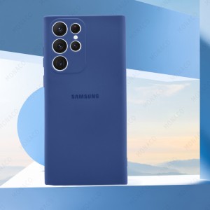 کاور مدل سیلیکونی ( داخل مخمل ) مناسب برای گوشی موبایل سامسونگ S21 Plus