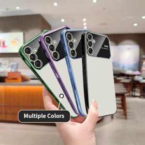 کاور مدل الکترو لنز شفاف مناسب برای گوشی موبایل سامسونگ Galaxy A05S