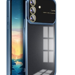 کاور مدل الکترو لنز شفاف مناسب برای گوشی موبایل سامسونگ Galaxy A15