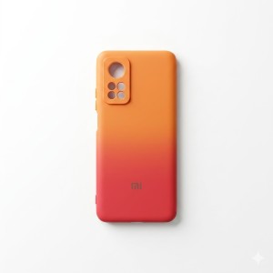 کاور موبایل شیائومی MI 10T Pro / MI 10T مدل سیلیکونی دو رنگ ( داخل مخمل ) - کد 101
