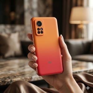 کاور موبایل شیائومی MI 10T Pro / MI 10T مدل سیلیکونی دو رنگ ( داخل مخمل ) - کد 102