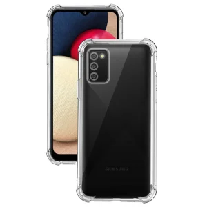 کاور مدل ژله ای کپسول دار ( محافظ لنز دار ) مناسب برای گوشی موبایل سامسونگ Galaxy A03S / M02S / A02S
