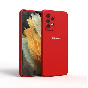 کاور مدل سیلیکونی ( داخل مخمل ) مناسب برای گوشی موبایل سامسونگ Galaxy A52 5G / A52 4G / A52S