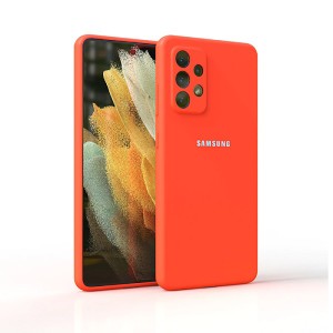 کاور مدل سیلیکونی ( داخل مخمل ) مناسب برای گوشی موبایل سامسونگ زرد A23 4G
