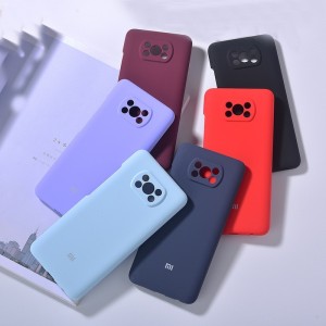 خرید کاور مدل سیلیکونی ( داخل مخمل ) مناسب برای گوشی موبایل شیائومی Poco X3