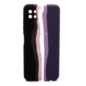 کاور طرح آبرنگی مدل سیلیکونی ( داخل مخمل ) مناسب برای گوشی موبایل سامسونگ   Galaxy A22 5G