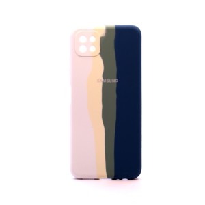 کاور طرح آبرنگی مدل سیلیکونی ( داخل مخمل ) مناسب برای گوشی موبایل سامسونگ   Galaxy A22 5G